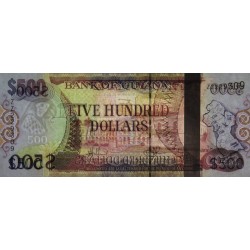 Guyana - Pick 37_1r (remplacement) - 500 dollars - Série ZZ - 2011 - Etat : NEUF