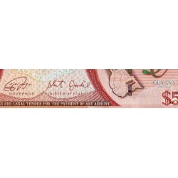 Guyana - Pick 41 - 50 dollars - Série AA - 2016 - Commémoratif - Etat : NEUF