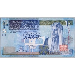 Jordanie - Pick 36a - 10 dinars - 2002 - Etat : SUP+