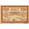 Béthune - Pirot 26-15 - 50 centimes - Série 375 - 17/04/1916 - Etat : NEUF