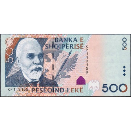 Albanie - Pick 72b - 500 lekë - Série KP - 2015 - Etat : NEUF