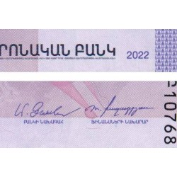 Arménie - Pick 61b - 1'000 dram - Série ԱԲ - 2022 - Etat : NEUF