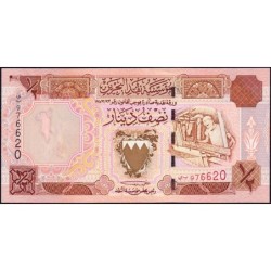 Bahrain - Pick 18b - 1/2 dinar - Série ‭ي ب - 1973 (1998) - Etat : NEUF