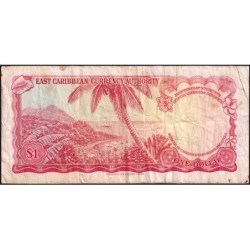 Etats de l'Est des Caraïbes - Pick 13f_1r (remplacement) - 1 dollar - Série Z1 - 1974 - Etat : TB