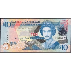 Etats de l'Est des Caraïbes - Pick 48 - 10 dollars - Série FC - 2008 - Etat : NEUF