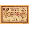 Béthune - Pirot 26-15 - 50 centimes - Série 746 - 17/04/1916 - Etat : SPL