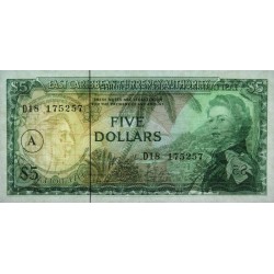 Caraïbes Est - Antigua & Barbuda - Pick 14i - 1 dollar - Série D18 - 1983 - Etat : SUP+