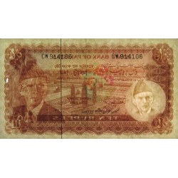 Pakistan - Pick 16b_2 - 10 rupees - Série CW - 1971 - Etat : TTB