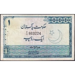 Pakistan - Pick 24A_1 - 1 rupee - Série P/15 - 1975 - Etat : TB+