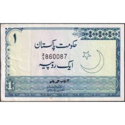 Pakistan - Pick 24A_2 - 1 rupee - Série Z/5 - 1977 - Etat : TTB+