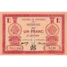 Béthune - Pirot 26-17 - 1 franc - Série 505 - 17/04/1916 - Etat : SUP