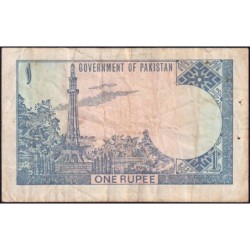 Pakistan - Pick 24A_2 - 1 rupee - Série AA/88 - 1977 - Etat : TB