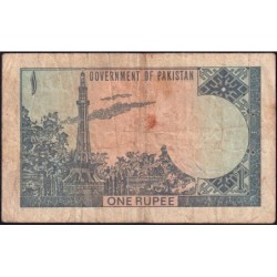 Pakistan - Pick 24A_3 - 1 rupee - Série AF/21 - 1979 - Etat : TB-