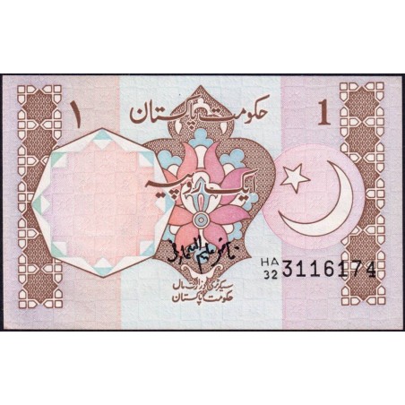 Pakistan - Pick 27j - 1 rupee - Série HA/32 - 1990 - Etat : NEUF