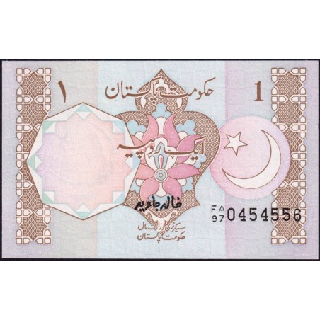 Pakistan - Pick 27k - 1 rupee - Série FA/97 - 1992 - Etat : NEUF