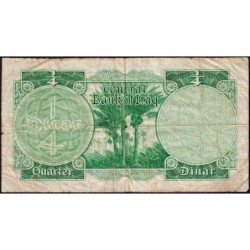 Irak - Pick 42 - 1/4 dinar - Série 1/A - 1947 (1959) - Etat : TB-