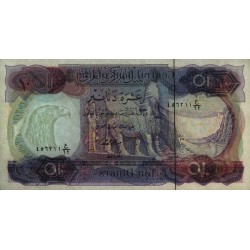 Irak - Pick 65_2 - 10 dinars - Série 62 - 1975 - Etat : NEUF