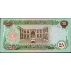 Irak - Pick 66b - 25 dinars - Série ‭ع خ /37 - 1980 - Etat : pr.NEUF