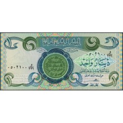 Irak - Pick 69a_2 - 1 dinar - Série 231 - 1980 - Etat : NEUF