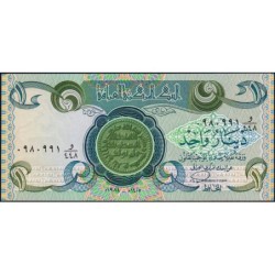 Irak - Pick 69a_3 - 1 dinar - Série 448 - 1984 - Etat : NEUF