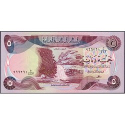 Irak - Pick 70a_3 - 5 dinars - Série 443 - 1982 - Etat : pr.NEUF