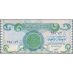 Irak - Pick 79f - 1 dinar - Série 114 - 1992 - Faux billet - Etat : NEUF