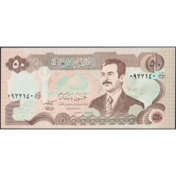 Irak - Pick 83 - 50 dinars - Série 283 - 1994 - Etat : NEUF