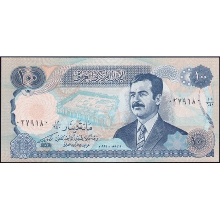 Irak - Pick 84a_1 - 100 dinars - Série 640 - 1994 - Etat : NEUF