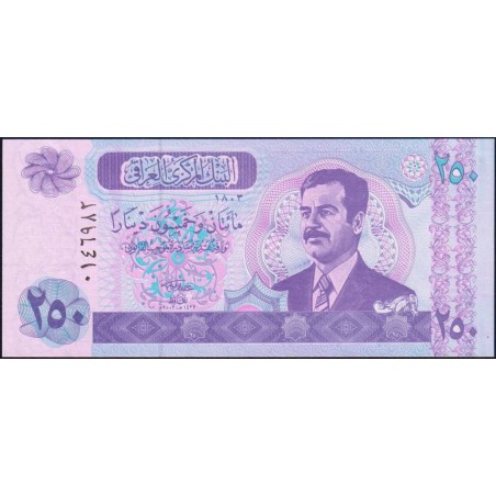 Irak - Pick 88 - 250 dinars - Série 1803 - 2002 - Etat : NEUF