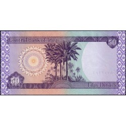 Irak - Pick 90 - 50 dinars -  Série ‭ب /3 -  2003 - Etat : NEUF