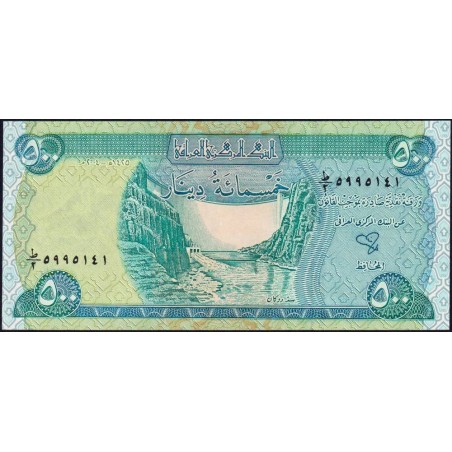 Irak - Pick 92 - 500 dinars - Série ‭ط /2 - 2004 - Etat : NEUF