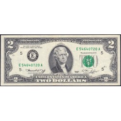 Etats Unis - Pick 461 - 2 dollars - Série E A - 1976 - Richmond - Etat : TTB