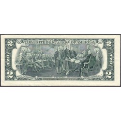 Etats Unis - Pick 530A - 2 dollars - Série B A - 2009 - New York - Etat : TTB