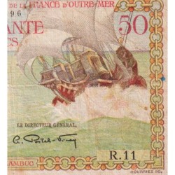 AEF - Pick 23 - 50 francs - Série R.11 - 1947 - Etat : TB- à TB