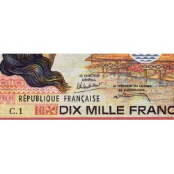 Territoire Français du Pacifique - Pick 4a - 10'000 francs - Série C.1 - 1986 - Etat : SPL+