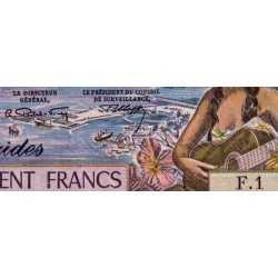 Nouvelles Hébrides - Pick 18b - 100 francs - Série F.1 - 1972 - Etat : pr.NEUF
