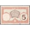Nouvelle-Calédonie - Nouméa - Pick 36b_2 - 5 francs - Série Y.115 - 1937 - Etat : TB+