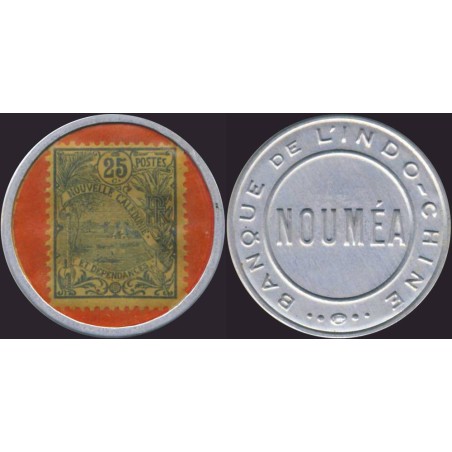 Nouvelle-Calédonie - Nouméa - Pick 28 - 25 centimes - 1922 - Etat : SUP+