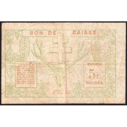 Nouvelle-Calédonie - Nouméa - Pick 58 - 5 francs - 15/06/1943 - Etat : TB-