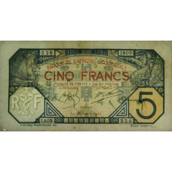 Sénégal - Dakar - Pick 5Bc_1 - 5 francs - Série D.1809 - 14/12/1922 - Etat : TTB