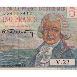 Guadeloupe - Pick 31 - 5 francs - Série R.23 - 1946 - Etat : TTB