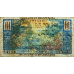 St-Pierre et Miquelon - Pick 23 - 10 francs - Série E.41 - 1950 - Etat : TTB