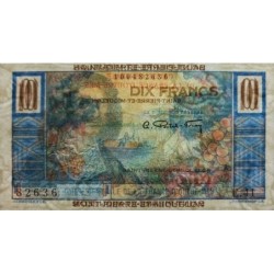 St-Pierre et Miquelon - Pick 23 - 10 francs - Série E.41 - 1950 - Etat : NEUF