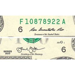 Etats Unis - Pick 538 - 2 dollars - Série F A - 2013 - Atlanta - Etat : TTB+