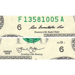 Etats Unis - Pick 538 - 2 dollars - Série F A - 2013 - Atlanta - Etat : SUP