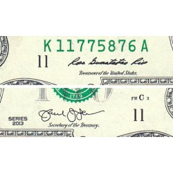 Etats Unis - Pick 538 - 2 dollars - Série K A - 2013 - Dallas - Etat : TTB