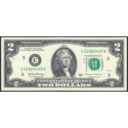 Etats Unis - Pick 545 - 2 dollars - Série C A - 2017 A - Philadelphie - Etat : SUP