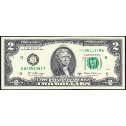 Etats Unis - Pick 545 - 2 dollars - Série H A - 2017 A - Saint-Louis - Etat : TTB+