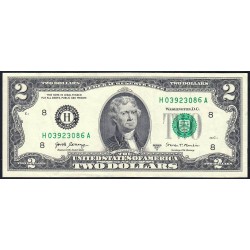 Etats Unis - Pick 545 - 2 dollars - Série H A - 2017 A - Saint-Louis - Etat : TTB