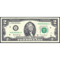 Etats Unis - Pick 545 - 2 dollars - Série H A - 2017 A - Saint-Louis - Etat : TTB-